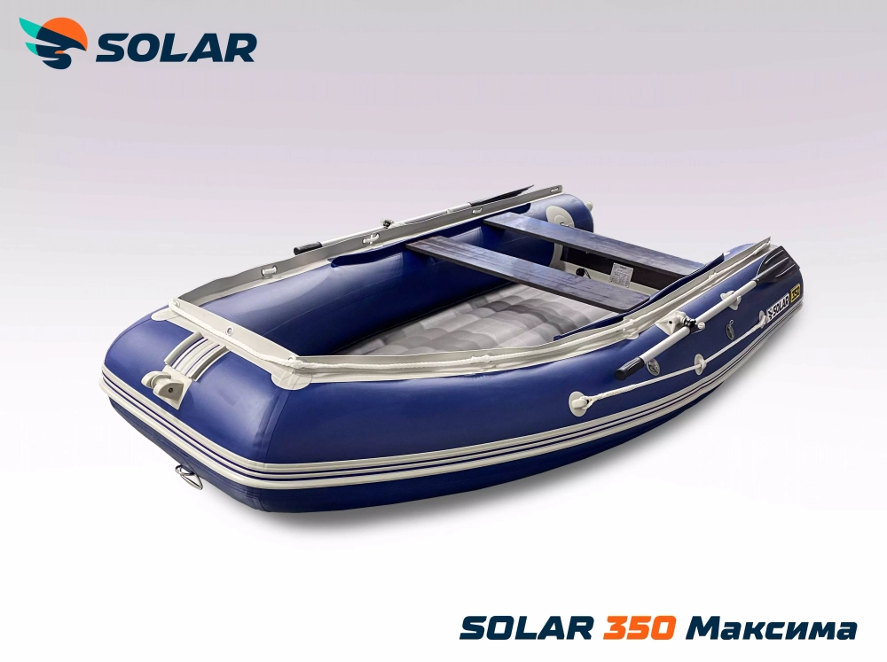 Лодка надувная моторная solar-350 к (максима)