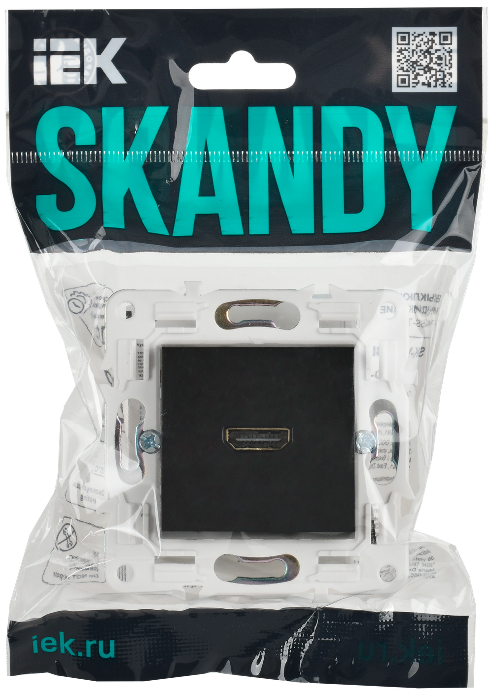 SKANDY Розетка HDMI SK-H01Bl черный IEK