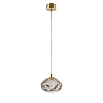 Подвесной светодиодный светильник 4W 3000К 7044/4L серый/бронзовый L-VISION Mela Odeon Light