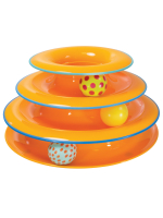 Petstages игрушка для кошек Трек "3 этажа" основание 24 см