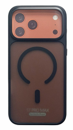 Накладка для i-Phone 17 Pro Max Puloka Magsafe черный