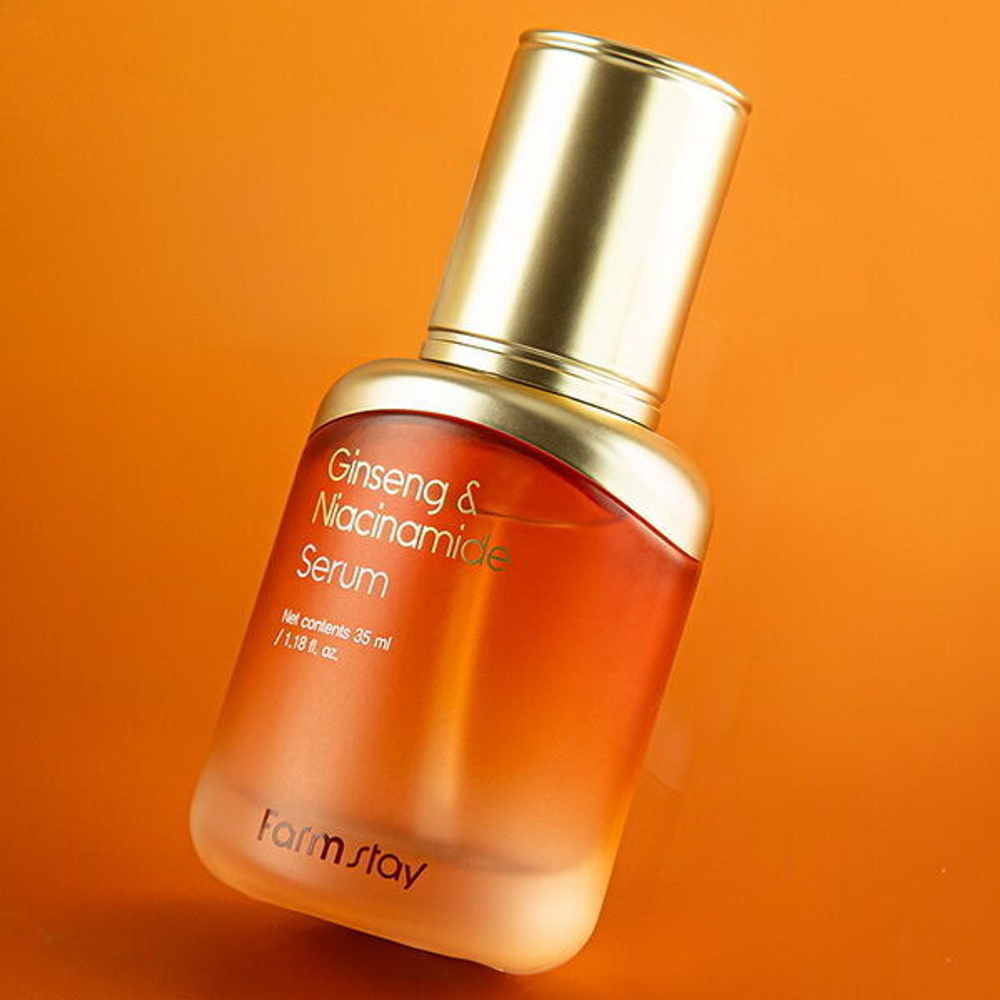 Сыворотка для лица с женьшенем и ниацинамидом FarmStay Ginseng & Niacinamide Serum, 35мл