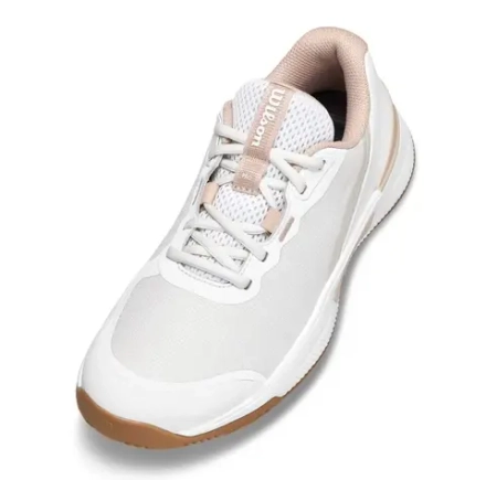 Женские теннисные кроссовки Wilson Intrigue Pro Clay - white/cameo rose/gum
