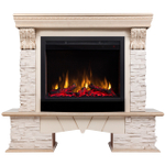 Каминокомплект Real Flame Rockland Lux 25/25,5 WT с очагом Saphir 25,5