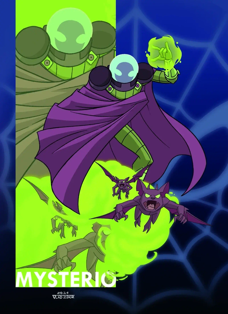 Открытка «Spectacular Spider-Man: Mysterio»