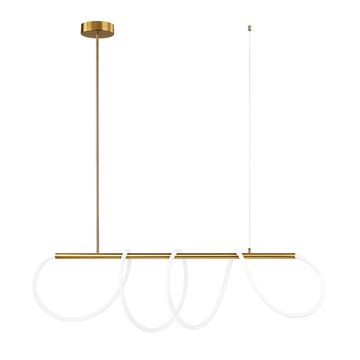 Подвесной светильник LED 40W 3000К 10388P/A Brass бронза Thread LOFT IT