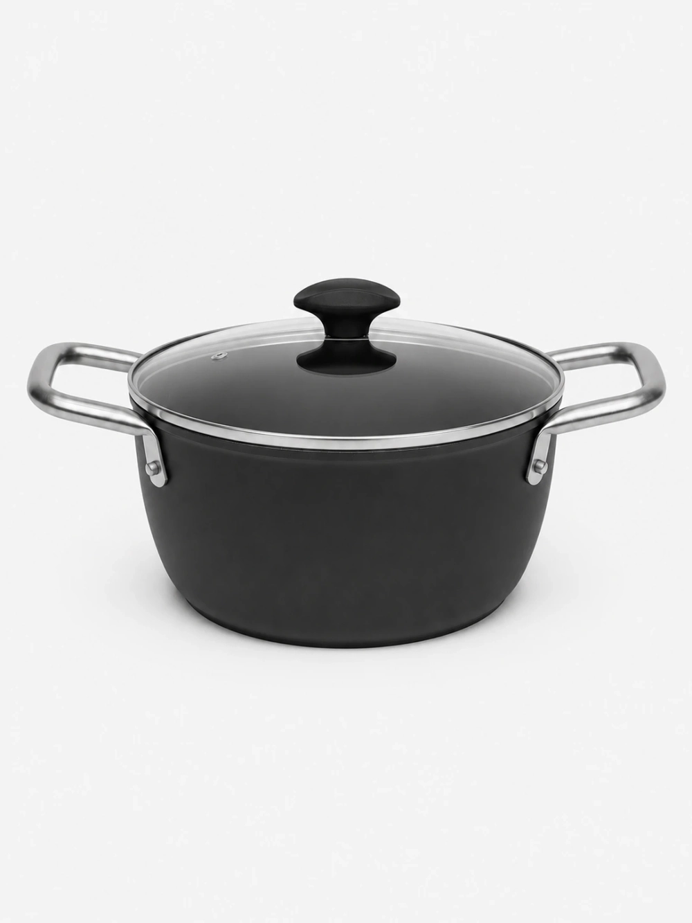 Кастрюля с крышкой антипригарная TVS Terra Italia, 20 см/2,8 литра
