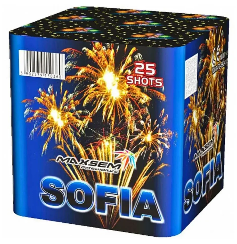 Батарея салютов Sofia (GP498-2) — идеальный выбор для дня рождения и праздников