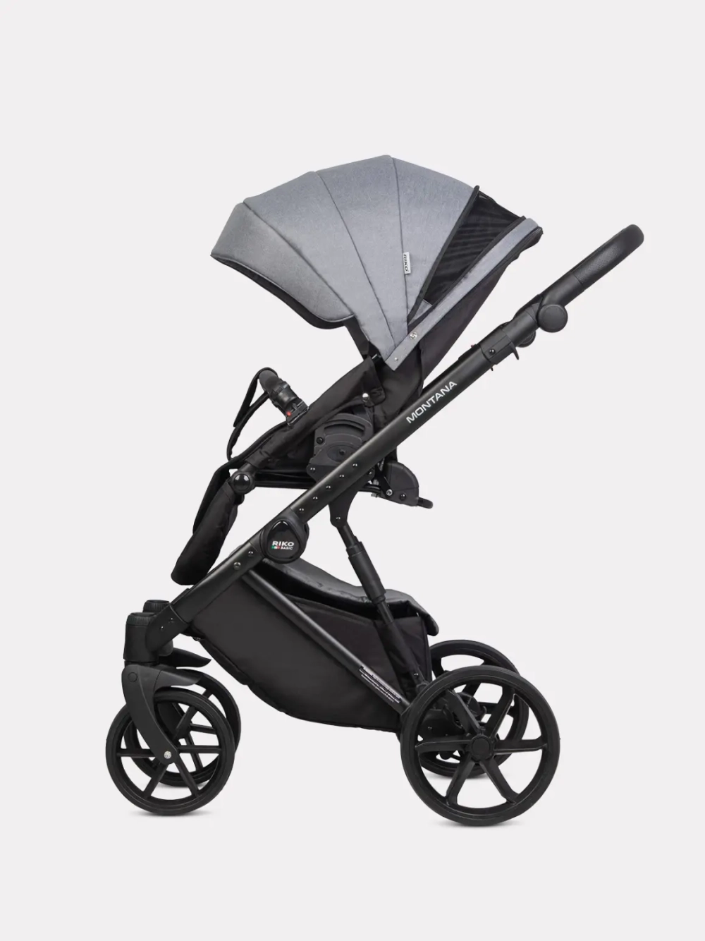 Коляска 2 в 1 Riko Basic Montana цвет 52 Grey (серый)