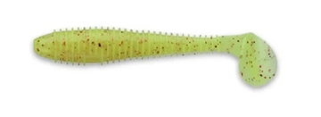 Приманка силиконовая Keitech Swing Impact FAT 3.8" PAL #01 Chartreuse Red Flake