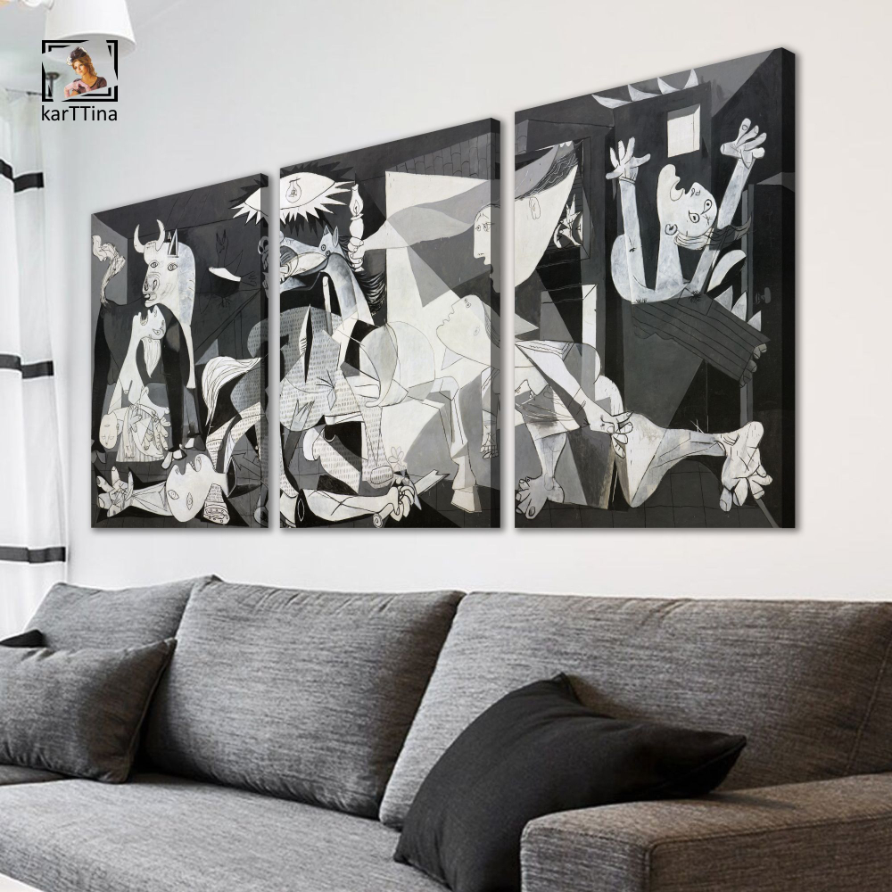 Картина karTTina "Сотворение Адама", 150 см х 70 см