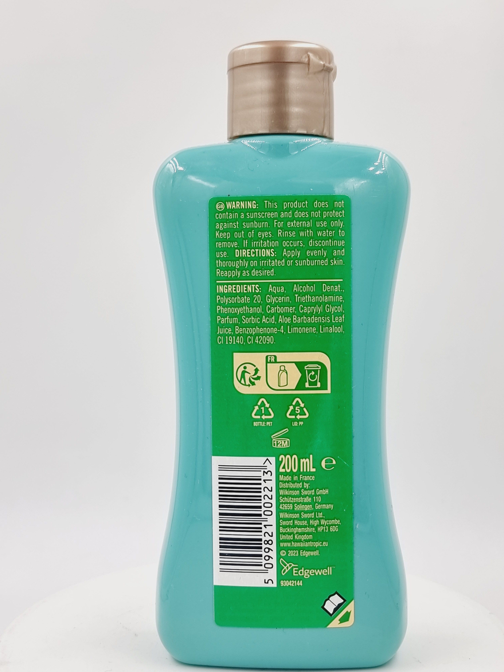 Hawaiian Tropic Гель охлаждающий после загара с Алое вера 200 мл (Франция)