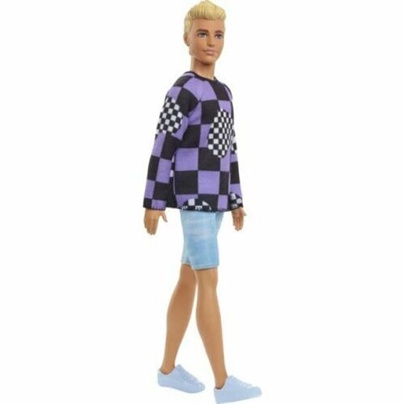 Кукла Barbie Модник Кен в свитере в клетку 29 см