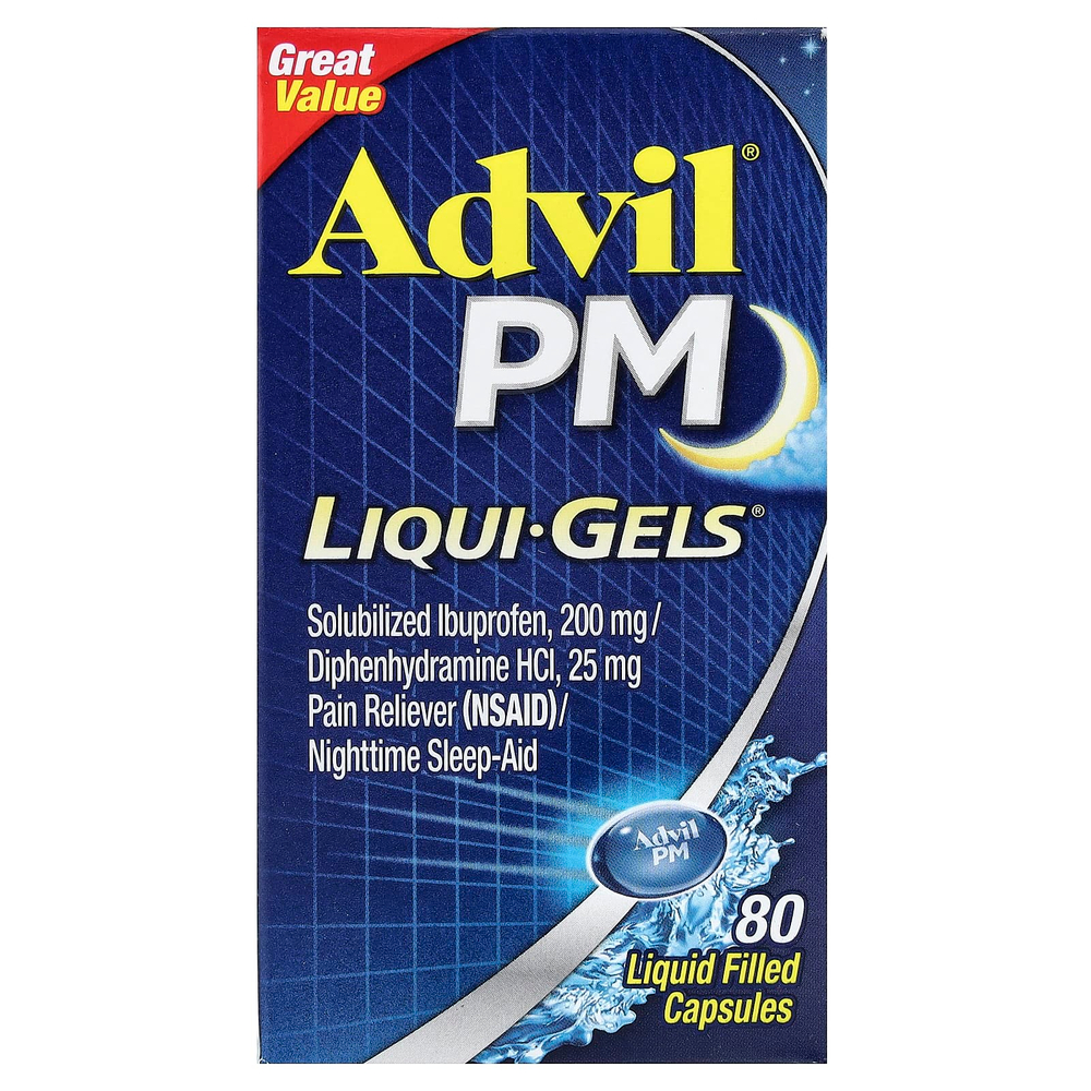 Advil, Liqui-Gels®, 80 капсул с жидкостью