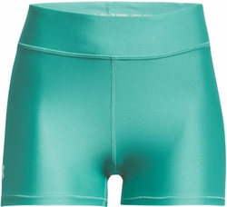 Женские Шорты теннисные Under Armour Women's HeatGear Armour MidRise Shorty - neptune/sea mist