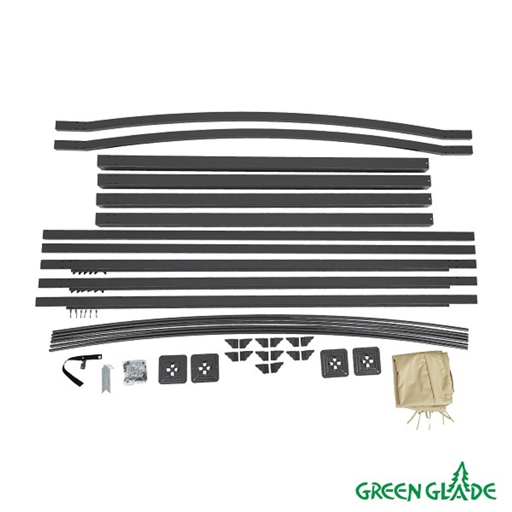 Тент садовый Green Glade 1152 3х3х2,5 м полиэстер
