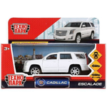 Модель ин. мет. "Cadillac Escalade" 12см, открыв. двери, белый в коробка ESCALADE-WT (Технопарк)