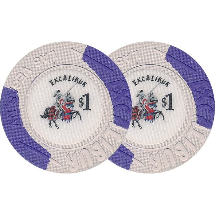 Excalibur Casino $1 Chip №1