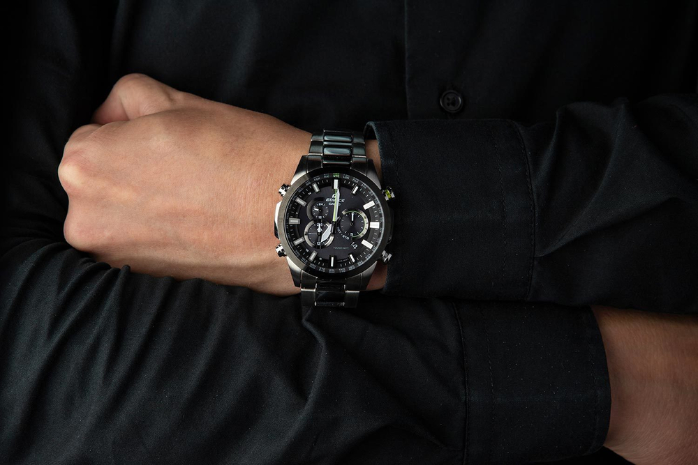 Японские наручные часы Casio Edifice EQW-T640DB-1A