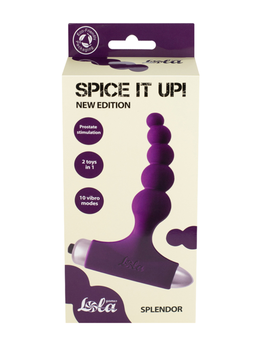 Lola games Spice it up New Edition Splendor - Анальная пробка с вибрацией