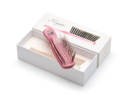 Расческа Majestic Scalp Brush розовый жемчуг (дорожная версия)