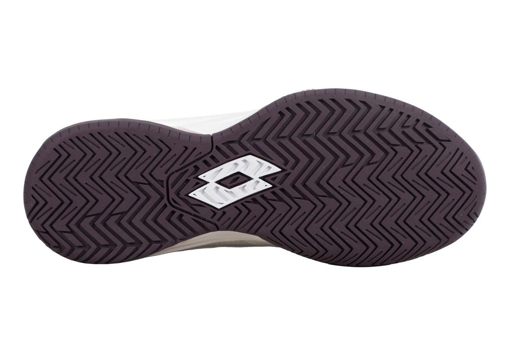 Женские теннисные кроссовки Lotto Raptor Hyperpulse 300 Clay - all white/hushed violet
