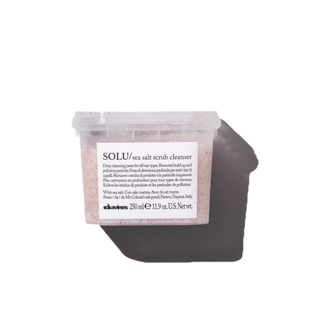 Davines SOLU Sea Salt Scrub — очищающая паста-скраб для кожи головы
