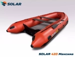 Лодка надувная моторная solar-420 к