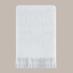 Полотенце 50х90 Arya home Isabel Soft белое
