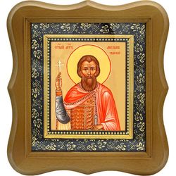 Максим Римский мученик. Икона на холсте.