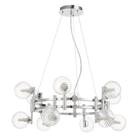 Люстра Crystal Lux LUXURY SP12 CHROME 2271/312