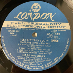 Винтажная виниловая пластинка LP The Rolling Stones, Get Yer Ya Ya Out, The Rolling Stones In Concert (Япония 1976) (Без Оби)