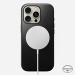 Кожаный чехол Nomad Modern Leather Case с MagSafe для iPhone 16 Pro Black