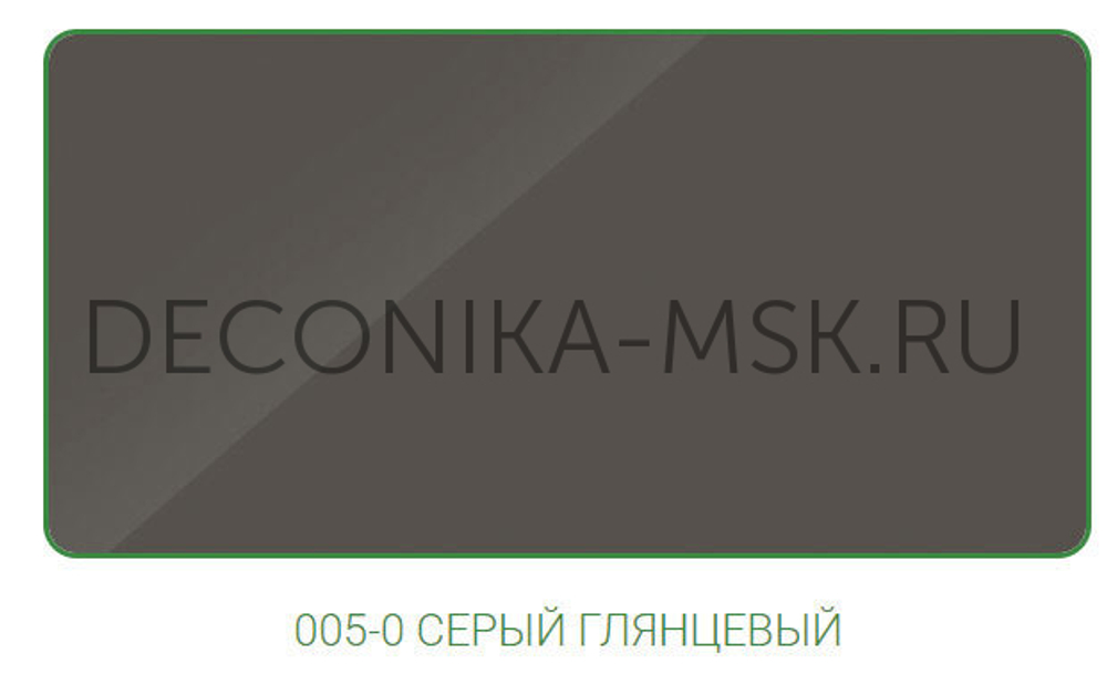 Раскладка для плитки внутренняя DECONIKA 8мм 2.5м Серый, Д-Пл8-В-005СГ