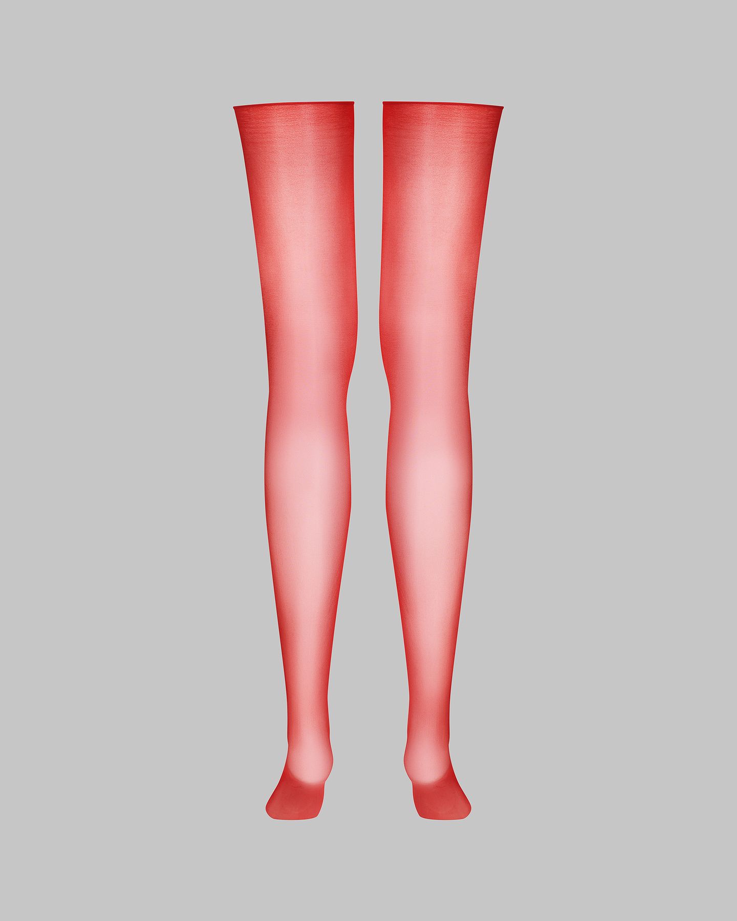 чулки Bas glace - rouge красные