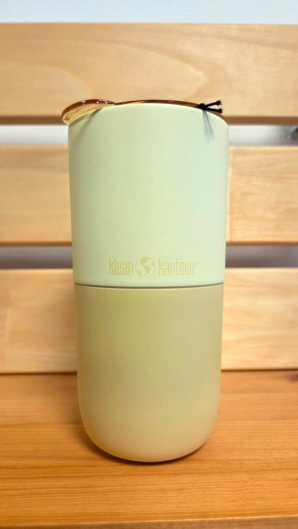 Термостакан Klean Kanteen Rise Tumbler Slide Lid 16oz (473 мл) Wax Yellow (непрокрас)
