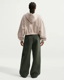 Толстовка женская NIKE W NK STDO FLC MW OS CRP FZ HDY