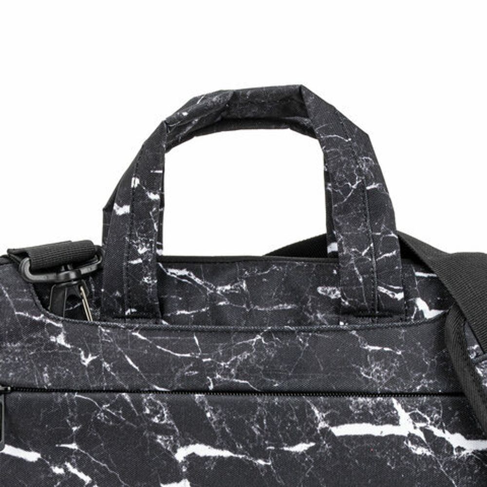 Сумка-портфель BRAUBERG "Marble" с отделением для ноутбука 13-14", 3 кармана, 26х36х3 см, 270835