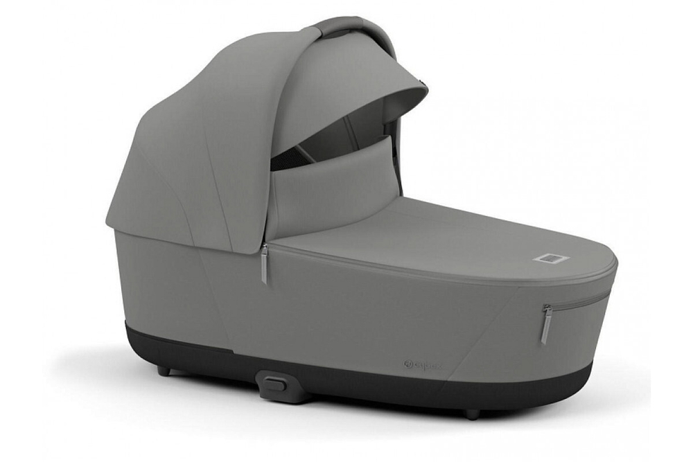 Коляска 2 в 1 Cybex Priam IV Mirage Grey, шасси Matt Black