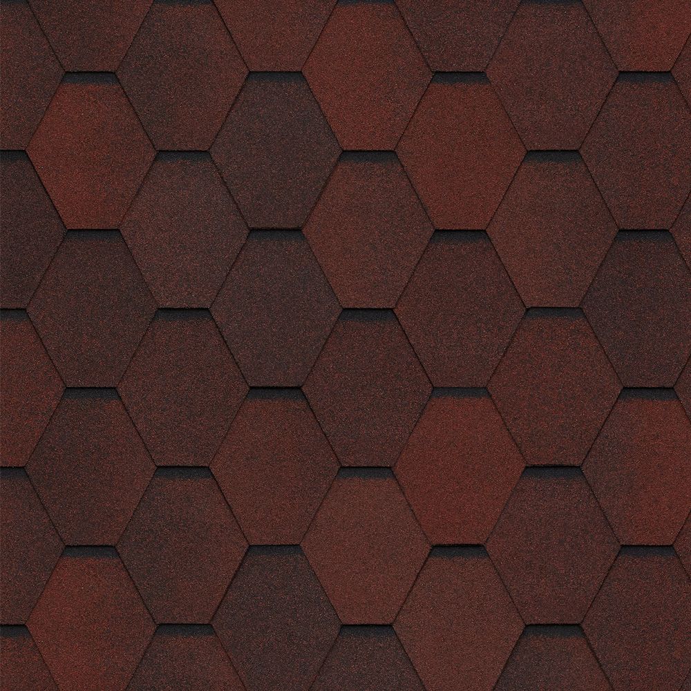 Черепица битумная гибкая Tegola BUSINESS VENETO Amarone 410