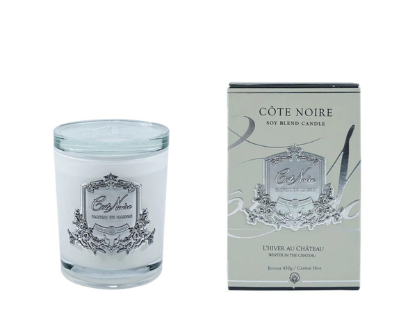 Свеча 'HIVER AU CHATEAU Cote Noire 450 мл Белый