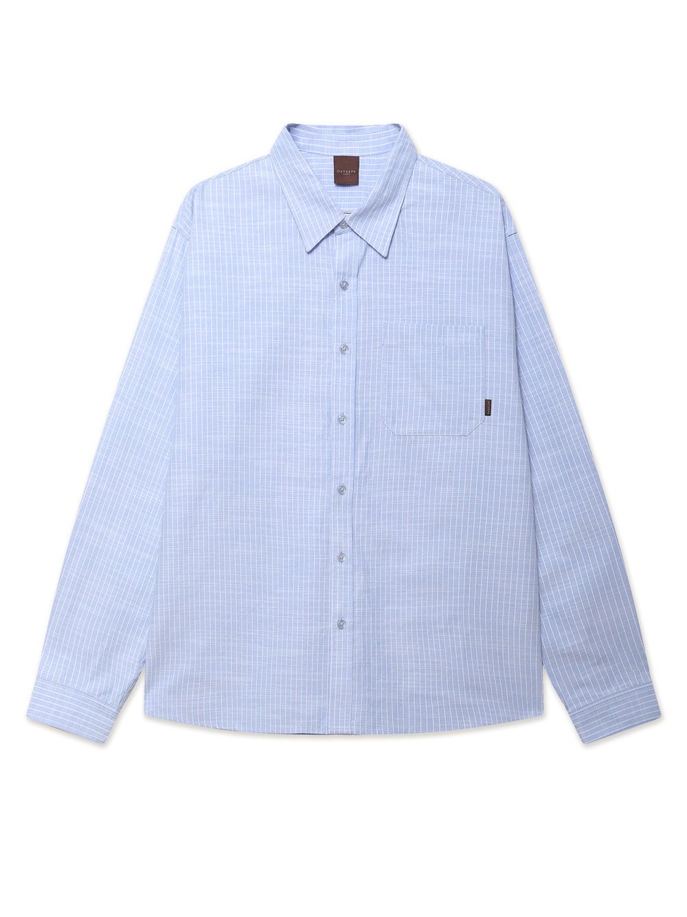 Мужская Рубашка Stripe Oxford