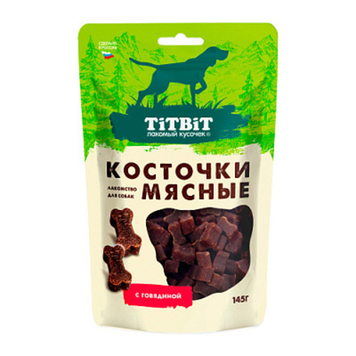 Лакомство для собак TitBit, Косточки мясные с говядиной
