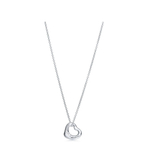 Подвеска из серебра 925 open heart 11mm, Tiffany, Тиффани💗В наличии