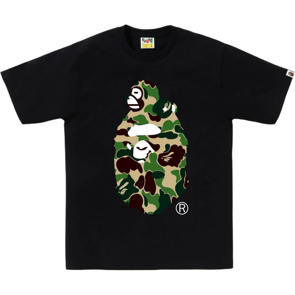 A Bathing Ape Bathing Ape Футболка Regular Straight Fit Summer 0zxtemx00310q черный зеленый