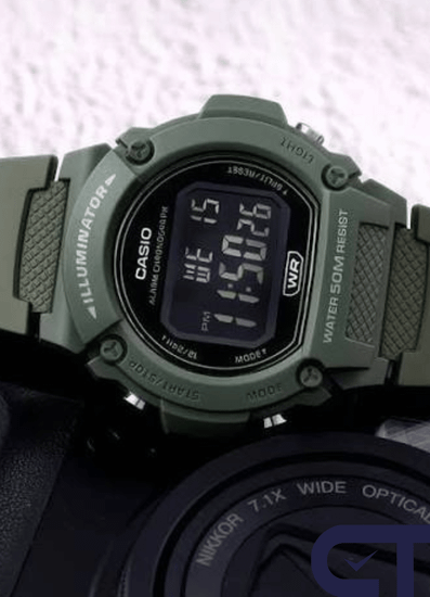 Casio W-219HC-3B — унисекс наручные часы