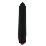 Черная компактная вибропуля Adrien Lastic Univibe 9см