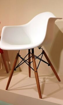 стул eames dar effel белый