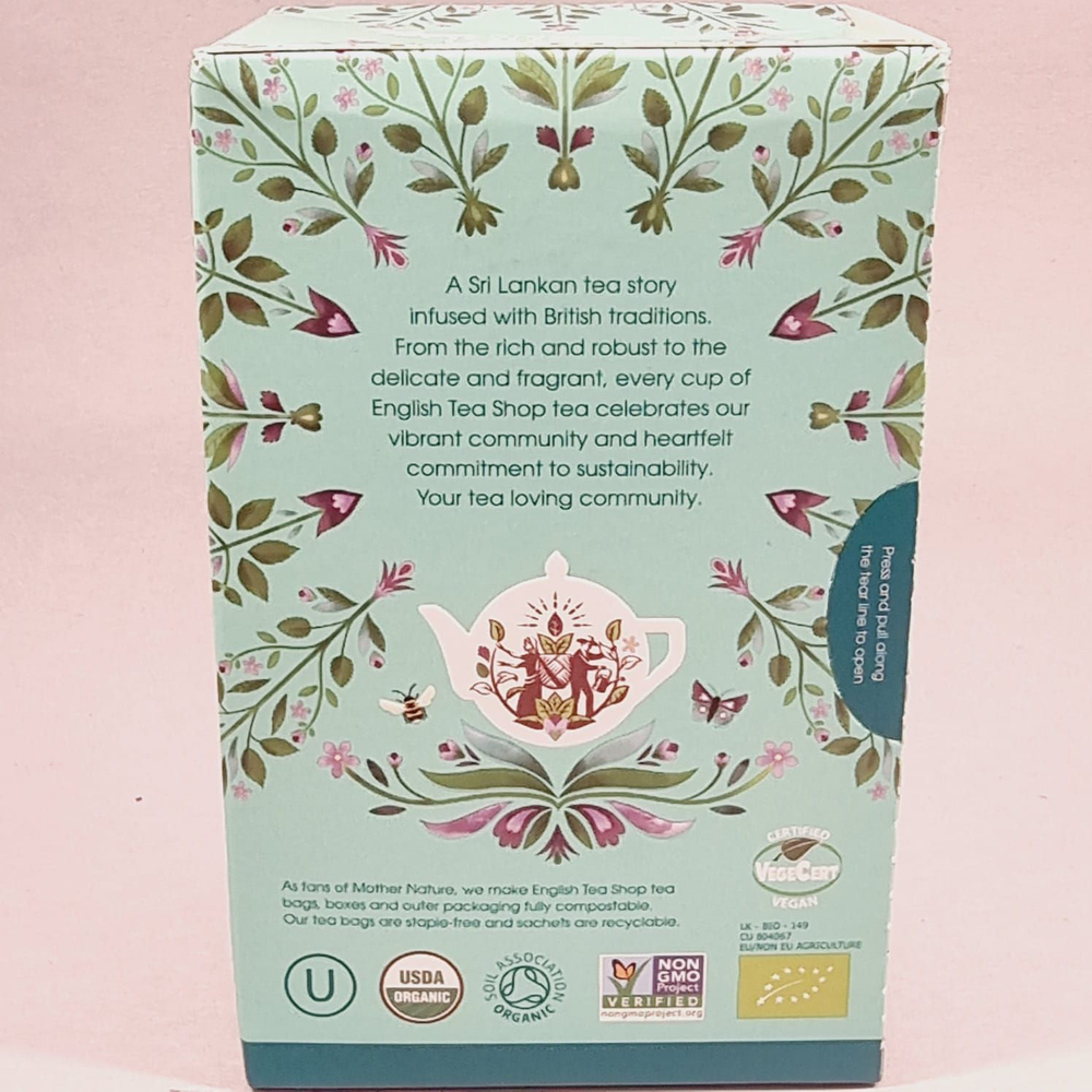 Чай зеленый English Tea Shop "Mint Green tea" с мятой 20 пакетиков (из Финляндии)