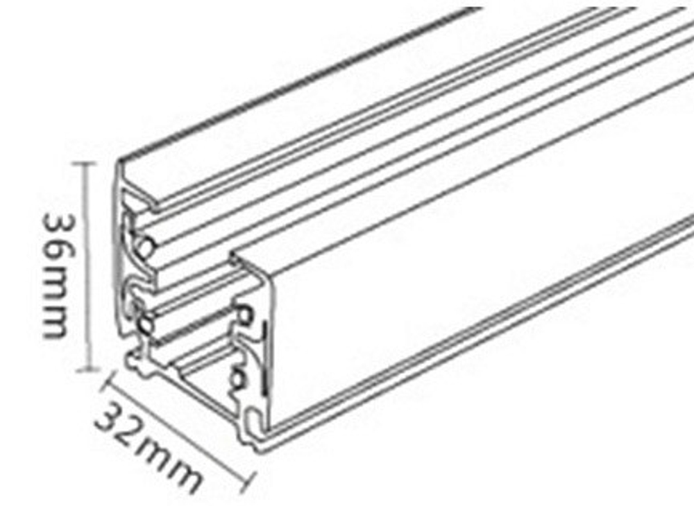 Трек накладной Italline WSO WSO 19B-1 black